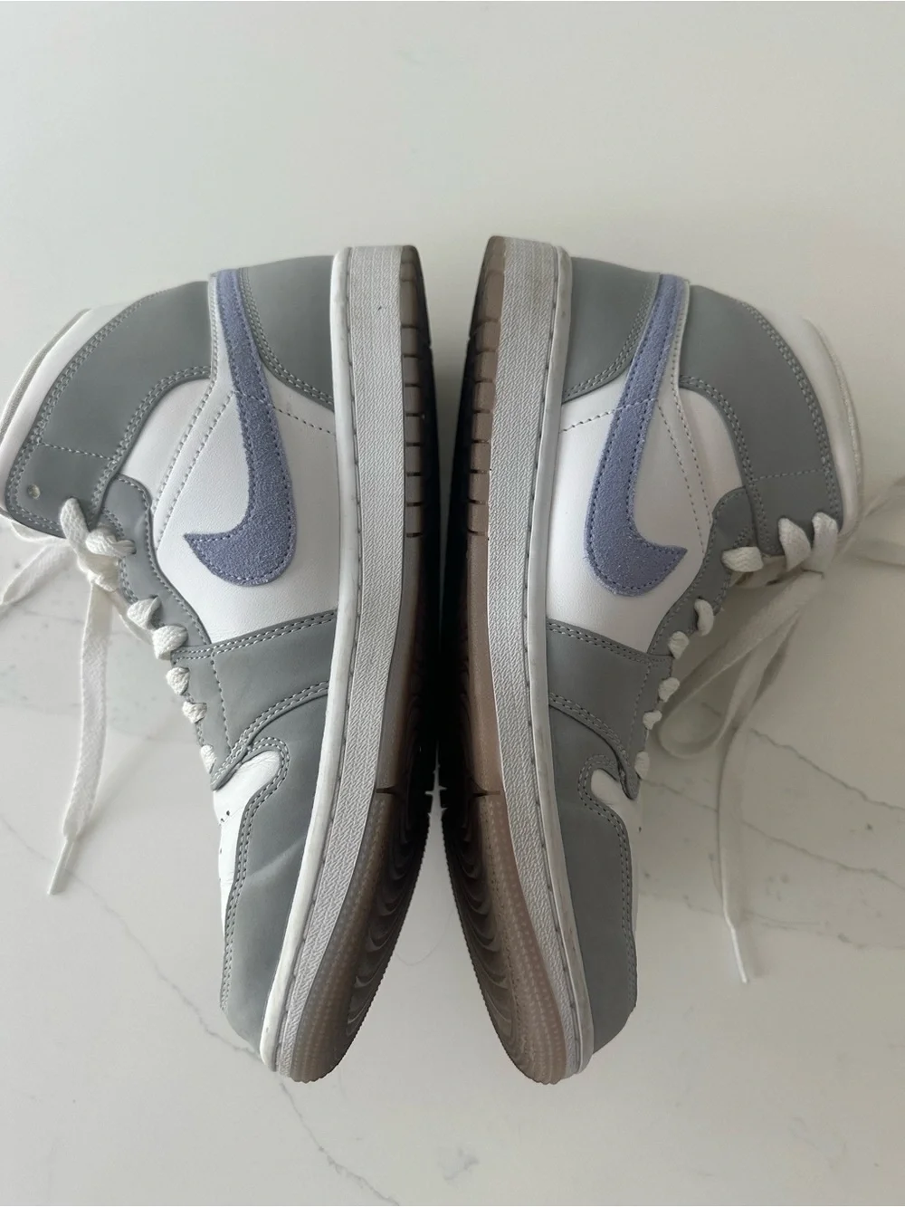 Nike Air Jordan Mid Wolf Grey Aluminum Women’s Size 8